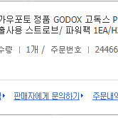 극신동 가우포토 정품 GODOX 고독스 P2400 Kit 파워팩 1개 h2400 * 2헤드