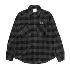 아이앱 깅엄 체크 셔츠 XXL IAB GINGHAM CHECK SHIR