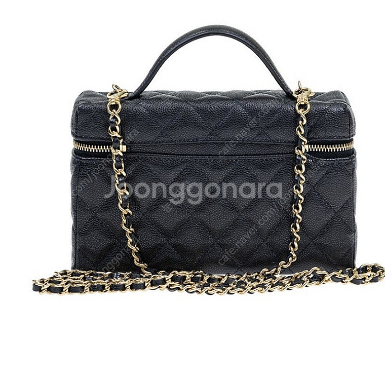 샤넬AP4385 25 탑핸들 베니티 캐비어 블랙 미개봉 새상품 VIP전용--1