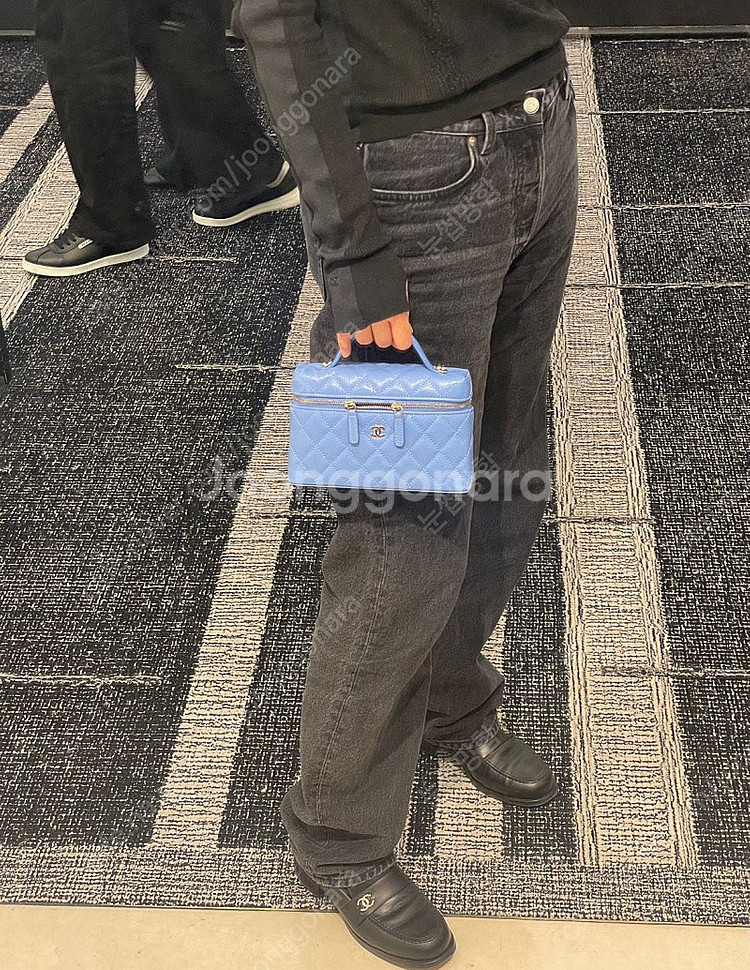 샤넬AP4385 25 탑핸들 베니티 캐비어 블랙 미개봉 새상품 VIP전용--4