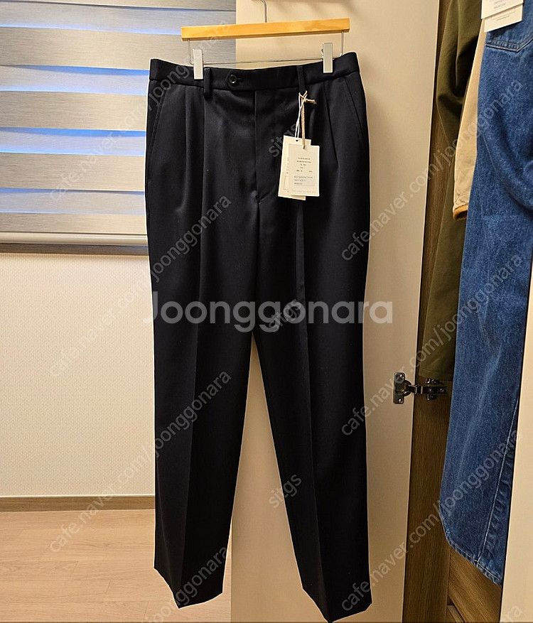 헤릴 Wool Garbardine 2 tuck Trou...--0