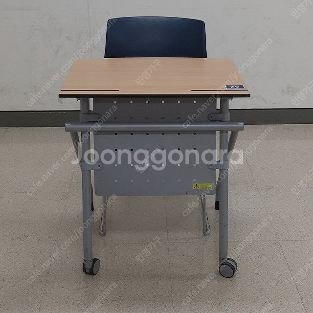 퍼시스 회의용 연수용 수강용 학원용 독서실 세미나실 1인용 테이블 책상 의자--4