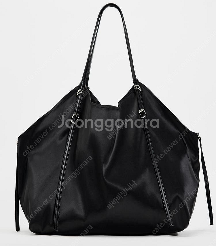 자라 새틴 이펙트 토트백--0