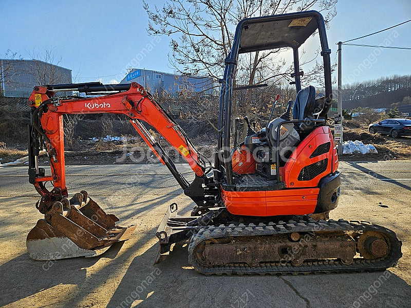 중고미니굴삭기 구보다 U20 포크레인 20년식 버켓3 판매--1