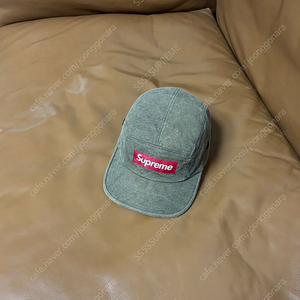 Supreme 슈프림 스톤워시드 올리브 캠프캡 모자 (Stone Washed Olive)