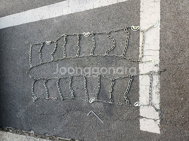 1톤 화물차(2륜) 후륜 사슬체인--0
