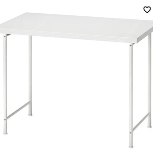 [전시상품/거의 새상품]LINNMON 린몬 / SPÄND 스펜드 책상, 화이트, 100x60 cm - IKEA ₩35,000 가격인하!