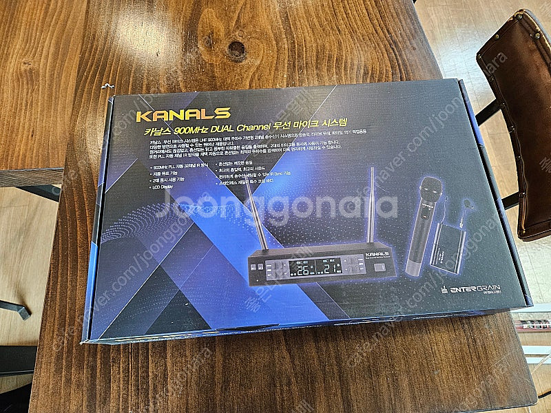 새상품) 카날스 무선마이크 2채널 mw620--1