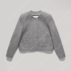 던스트 클래식 트위드 자켓 멜란지 그레이 Dunst Classic Tweed Jacket Melange Grey