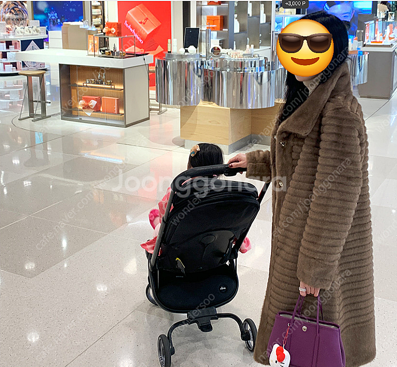 린디꾸띄르 에코퍼 코트 1회착용--4