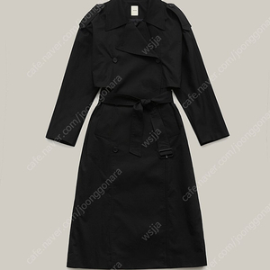 샵엠 트렌치 코트 sloan trench coat 블랙 38 Size 미개봉 27만원