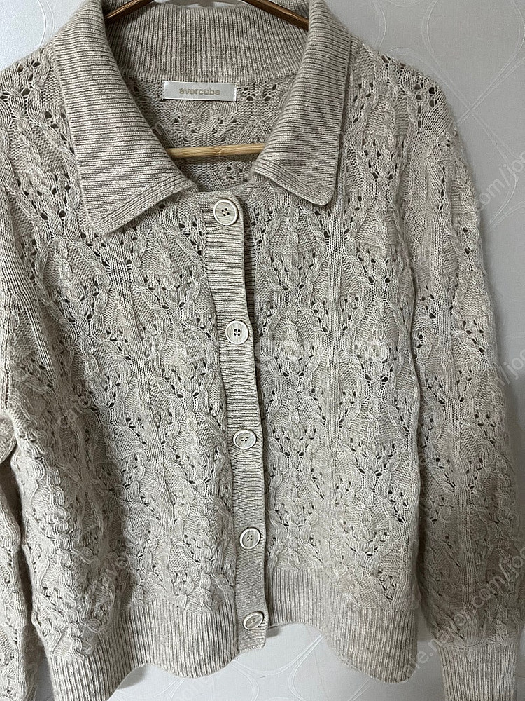 에버큐브 캐시미어 가디건&니트--2