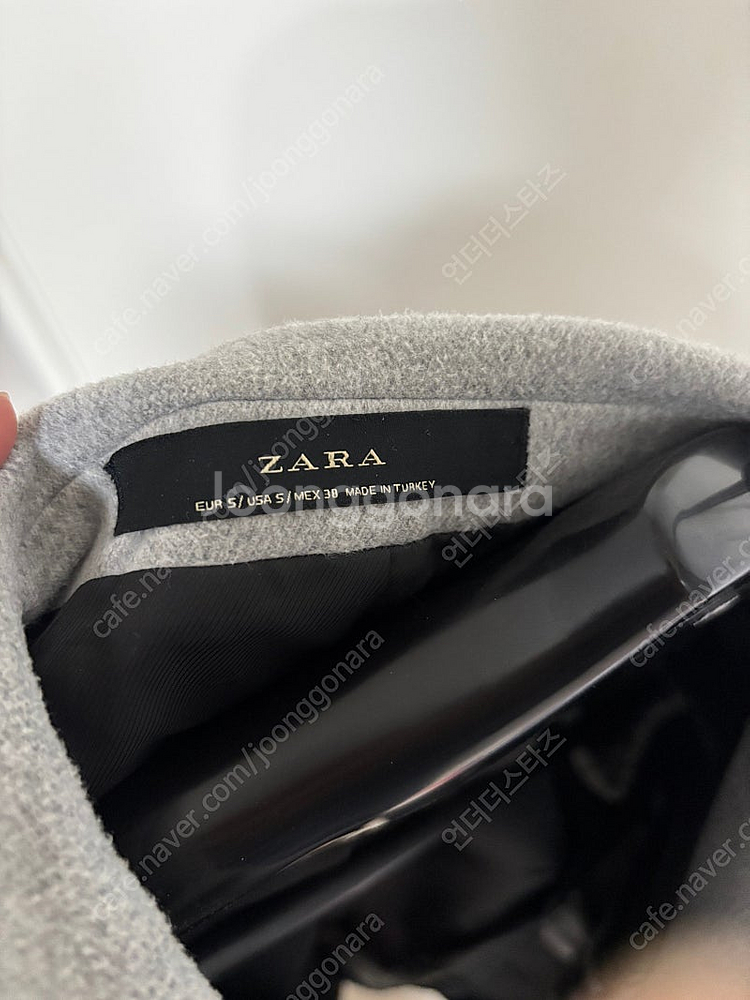 자라 ZARA 싱글코트 라이트그레이 s사이즈--3