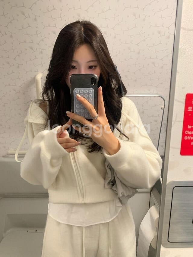 온드민 스노우 후드집업 팬츠 셋업 아이보리--2