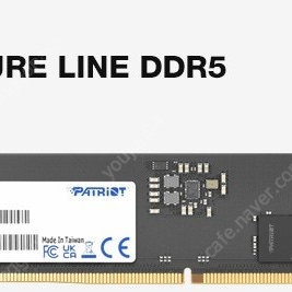 [삽니다] 패트리어트 PATRIOT DDR5-5600 CL46 SIGNATURE 16g 2개