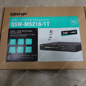 [25기가 스위치] 큐넵 QSW-M5216-1T 25GbE 스위치 새것 팝니다.