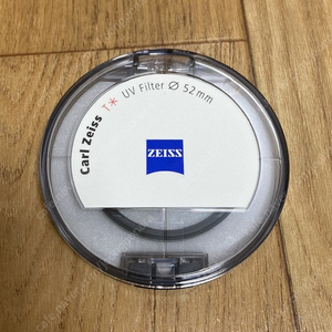 칼자이스 UV 렌즈 필터 52mm Carl Zeiss T UV Filter 팝니다. (택포3.5만)