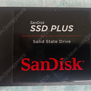 샌디스크 Sandisk SSD PLUS 480GB 택포 3만원에 팝니다.