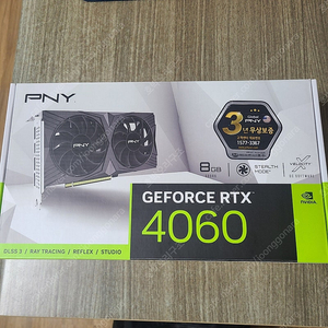 PNY 지포스 RTX 4060 VERTO D6 8GB Dual 판매합니다.