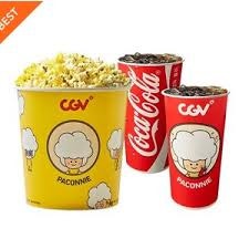 cgv콤보 쿠폰 (팝콘L 1개+탄산M 2개)--0
