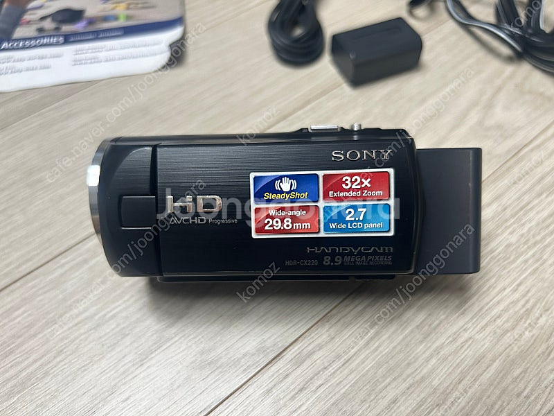 소니핸디캠 sony-hdr cx220 8.9 32배줌 ...--1