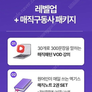 와디즈 지나쌤 영어 레벨업 매직 구동사 패키지