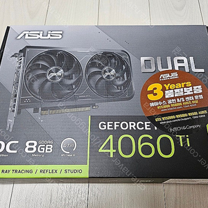 신품급 ASUS DUAL RTX 4060 Ti V2 O8G OC D6 8GB 인텍앤컴퍼니