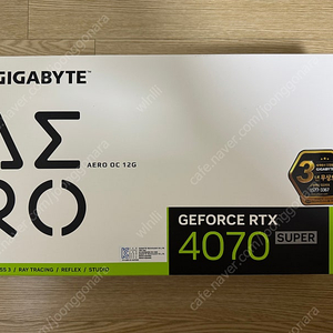 GIGABYTE 지포스 RTX 4070 SUPER AERO OC D6X 12GB 제이씨현