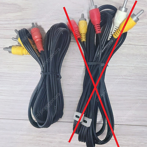 새제품 3RCA 케이블 & 컴포지트 케이블 (Composite Cable) 판매합니다.