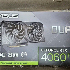 ASUS DUAL RTX 4060 Ti V2 O8G OC D6 8GB 인텍앤 컴퍼니 미개봉 새제품 팝니다