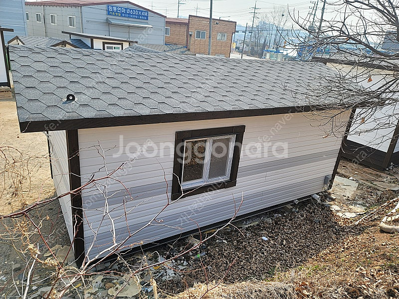 (판매)3mx6m 이동식비닐사이딩농막850만원입니다,--2
