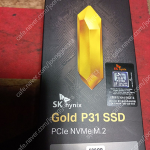 [미개봉] SK 하이닉스 P31 GOLD 500GB 새제품