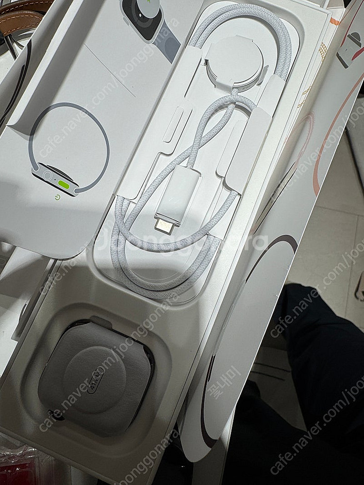 애플워치 9 그라파이트 gps+셀룰러모델 41--2