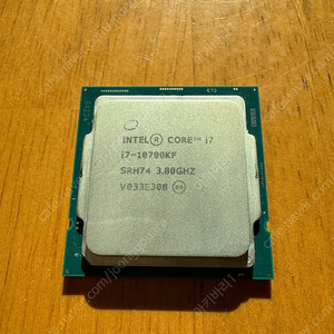 i7 10700kf cpu 팝니다. 10700k 내장그래픽 제거버전