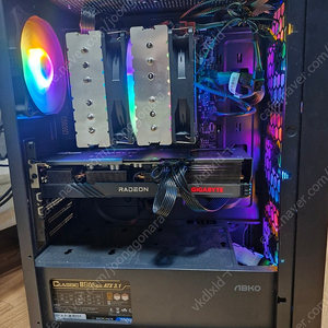 컴퓨터 pc 본체 모니터 풀세트 판매합니다 라이젠 7500f