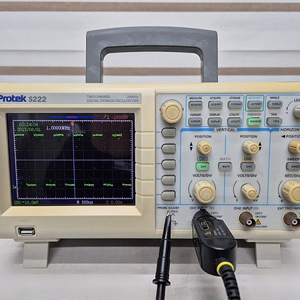 Protek S222 2Ch 200MHz Digital Oscilloscope 오실로스코프