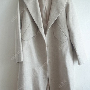 까르벵 carven 베이지 린넨코트 oversized linen coat 까르뱅