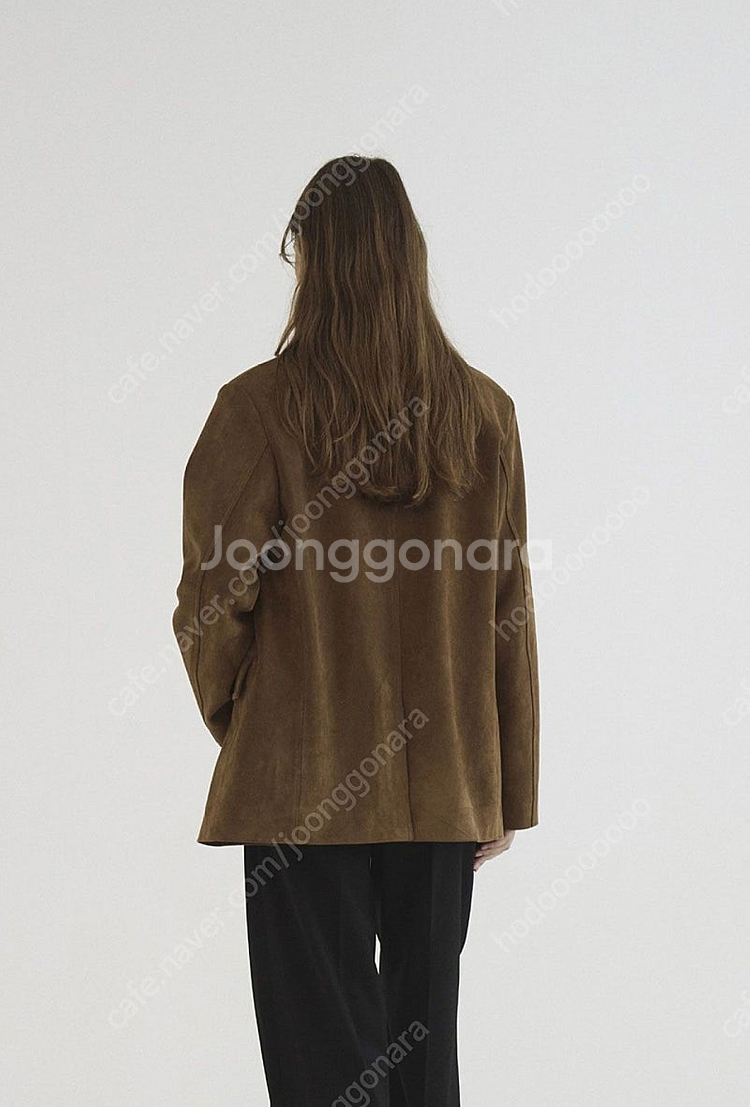 틸버 클래식 비건 스웨이드 자켓 F--3