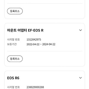 캐논 R6 + 렌즈 여러개 판매