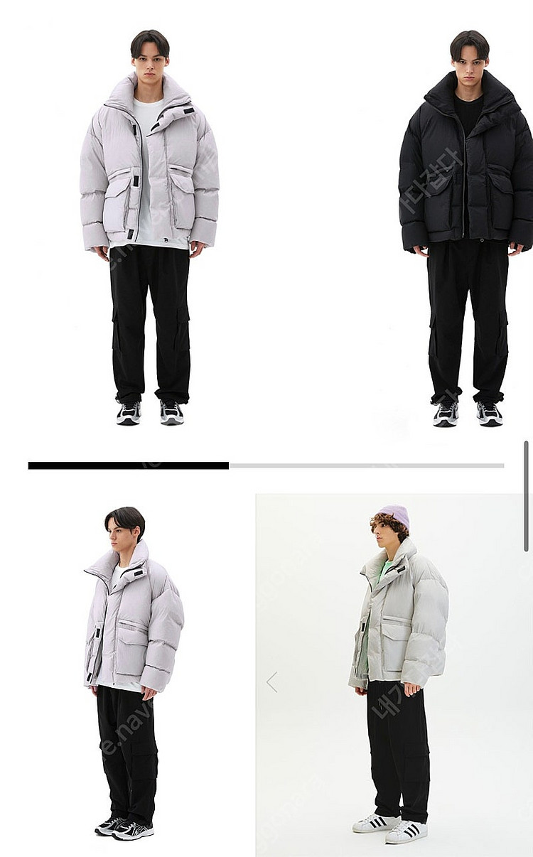 일꼬르소 오버핏 패딩m--0