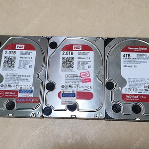 wd red 하드디스크 (2tb, 4tb)