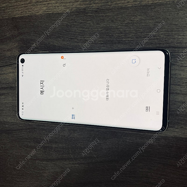 갤럭시 S10 화이트 128용량 무잔상깨끗 해외판카메라...--3