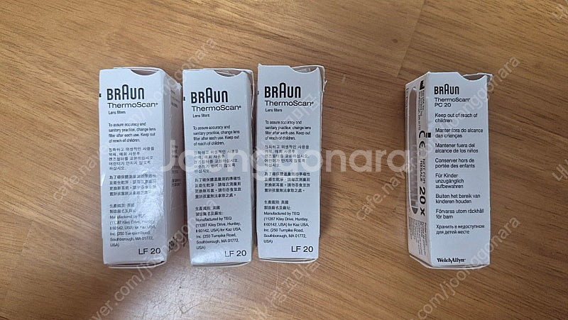 BRAUN ThermoScan 브라운 귀체온계 렌즈필터...--1