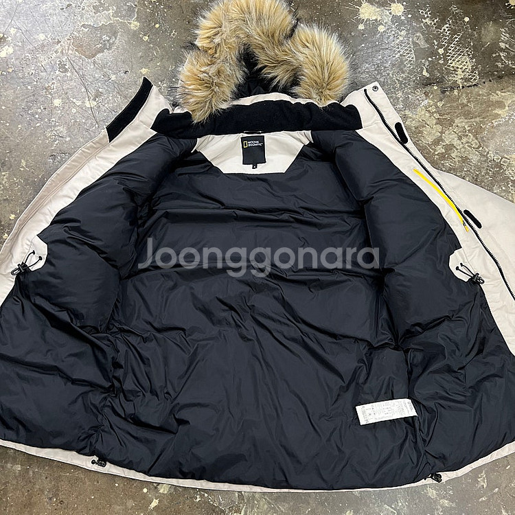 XL) 내셔널지오그래픽 덕다운 패딩 점퍼 봄버 자켓--3