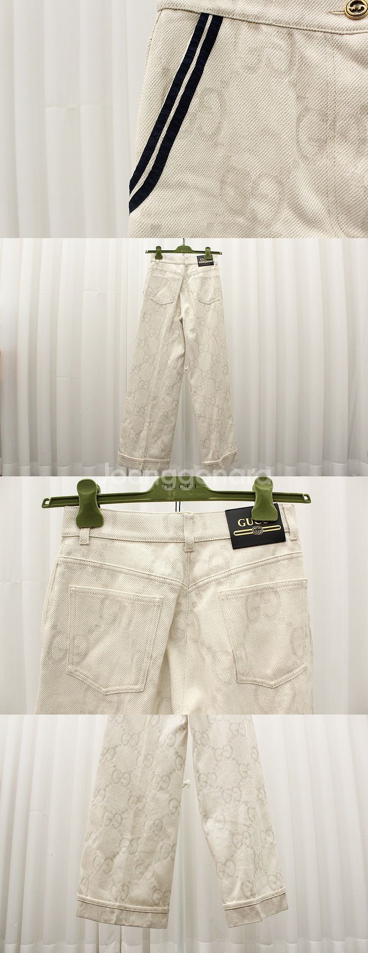 [중고명품다올] 구찌 22FW 맥시 GG 코튼 와이드핏...--2