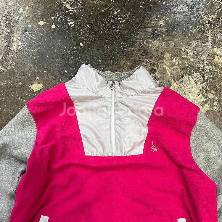 95) 빈폴 골프 방풍 하프 집업 니트 여성 골프웨어 골프 의류--1