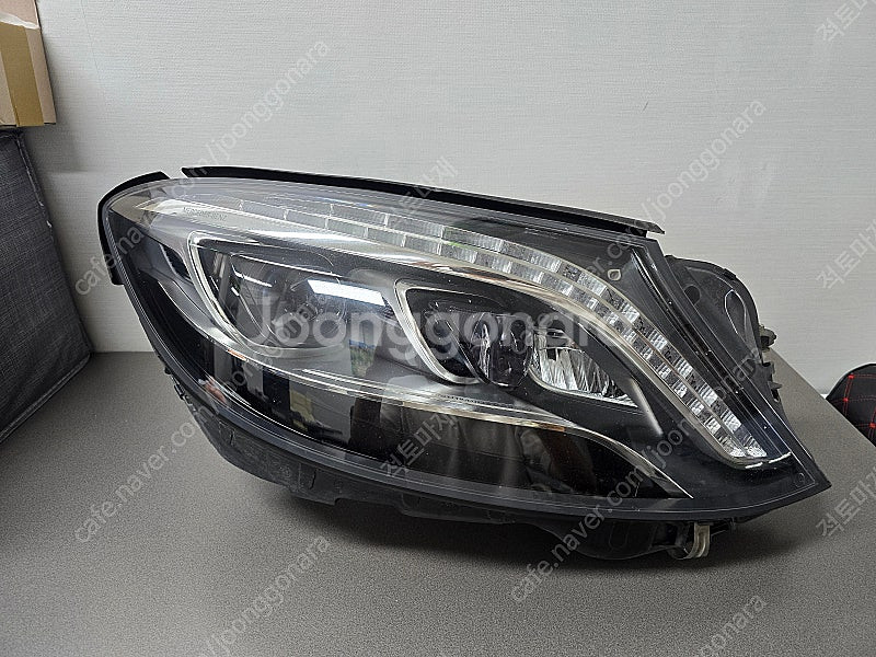 S500 W222 전기형 헤드라이트 앞,뒤 판매합니다.--4