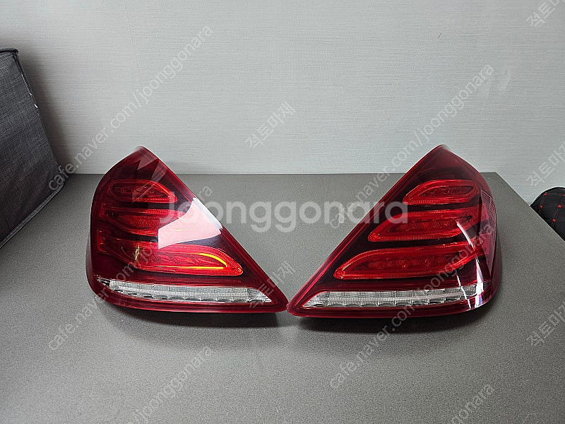 S500 W222 전기형 헤드라이트 앞,뒤 판매합니다.--9