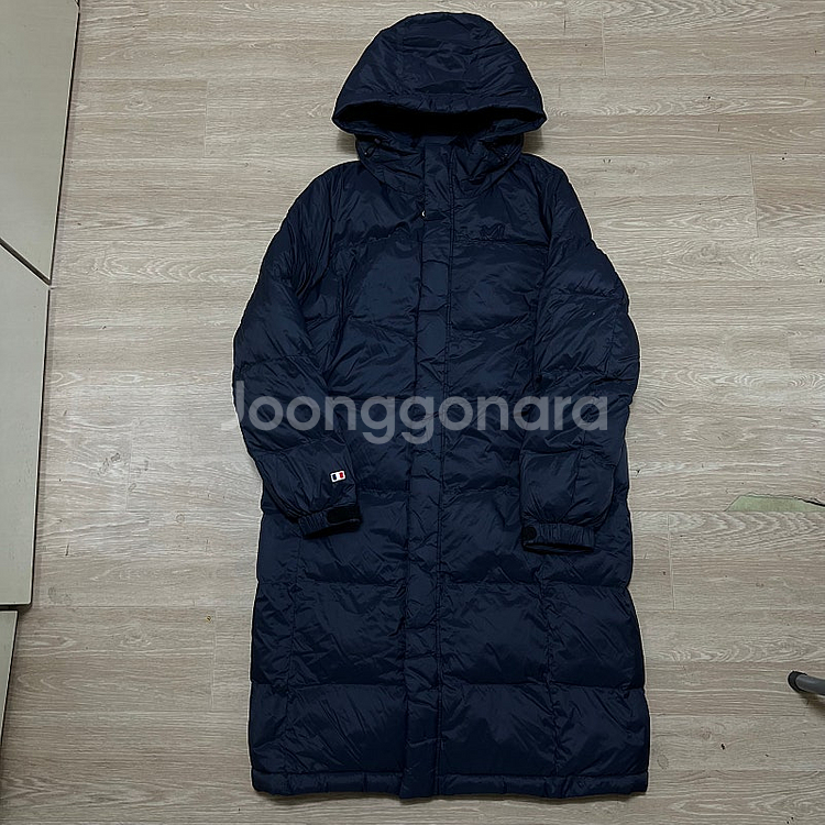 밀레 프랑스 후드 롱패딩 다운자켓 S/90--0