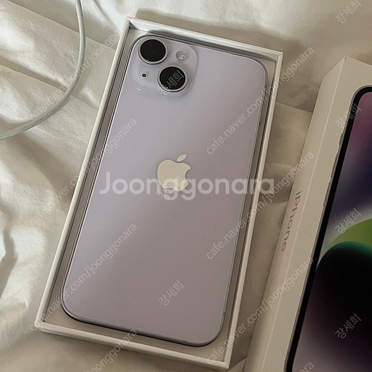 자급제 아이폰14 퍼플 128기가 (애플케어O)--3